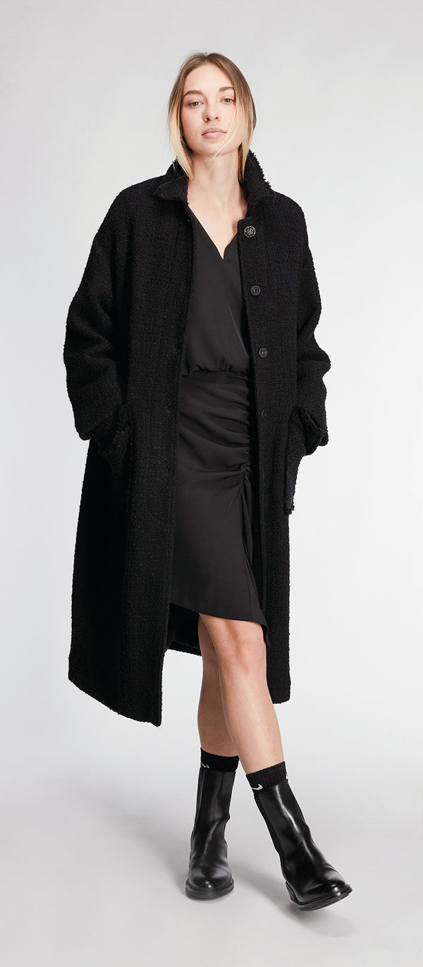 Cobain Cappotto Nero donna 8pm