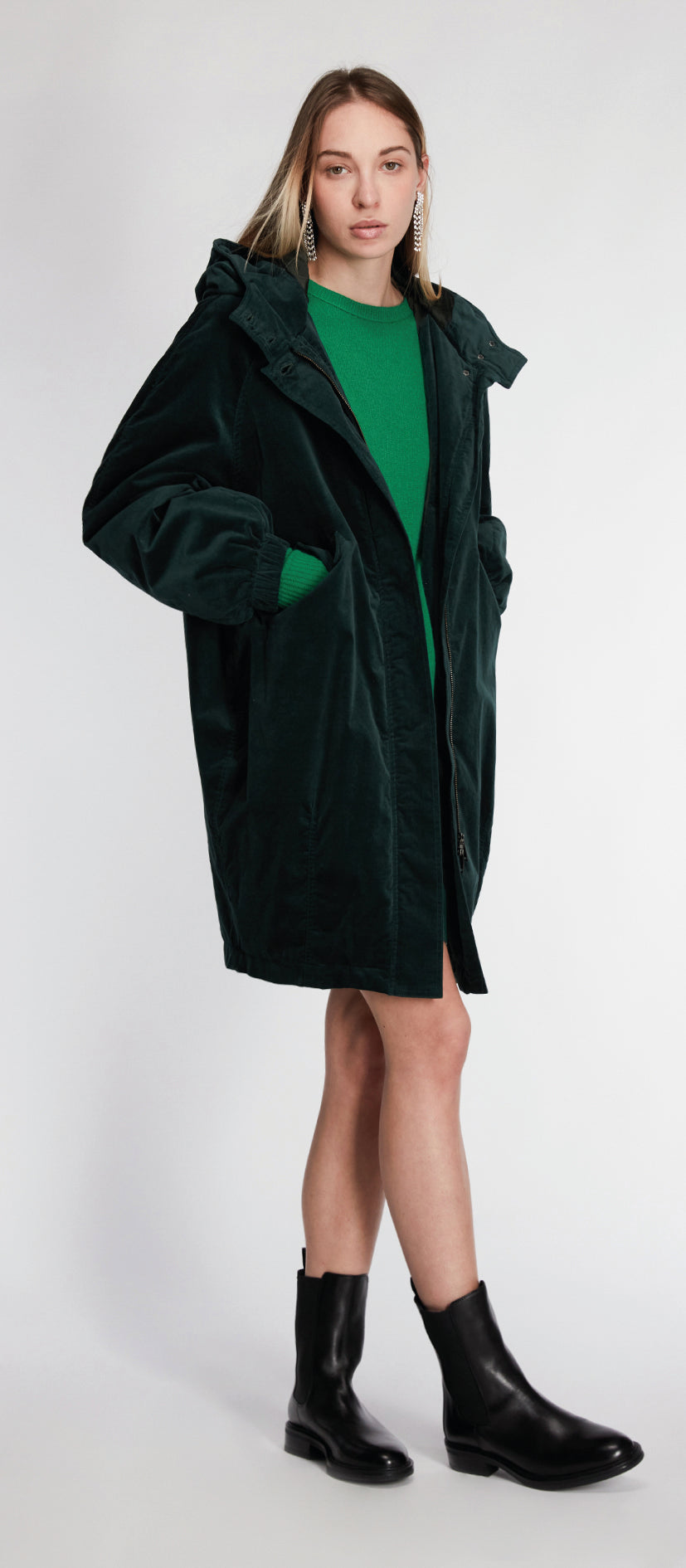 Dickinson Giubbotto Verde Bottiglia donna 8pm - 1