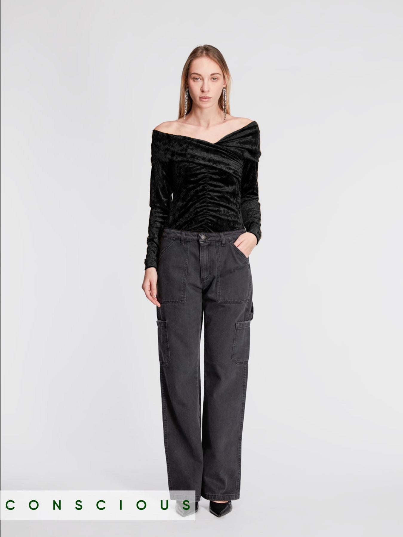 Califano T-shirt Nero donna 8pm - 1