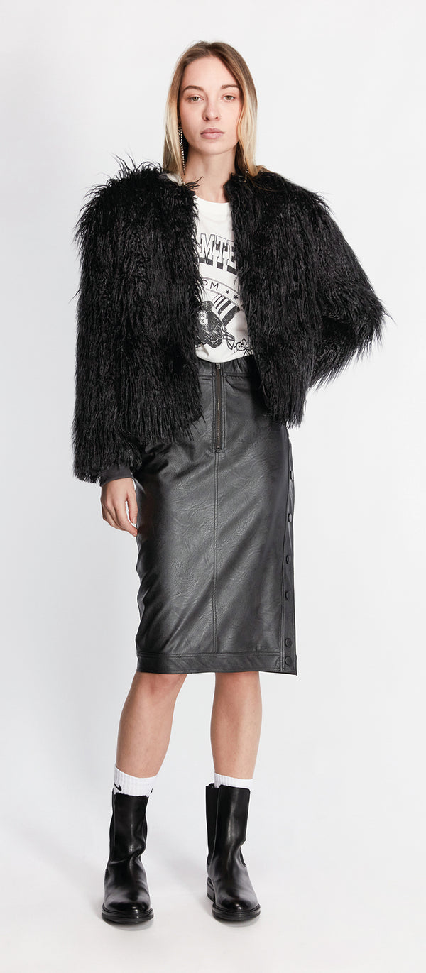 Ferretti Giubbotto Nero donna 8pm