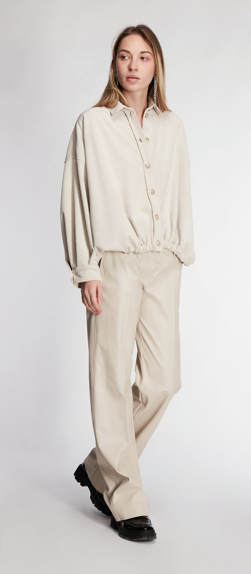 Battiato Pantalone Off White donna 8pm - 1