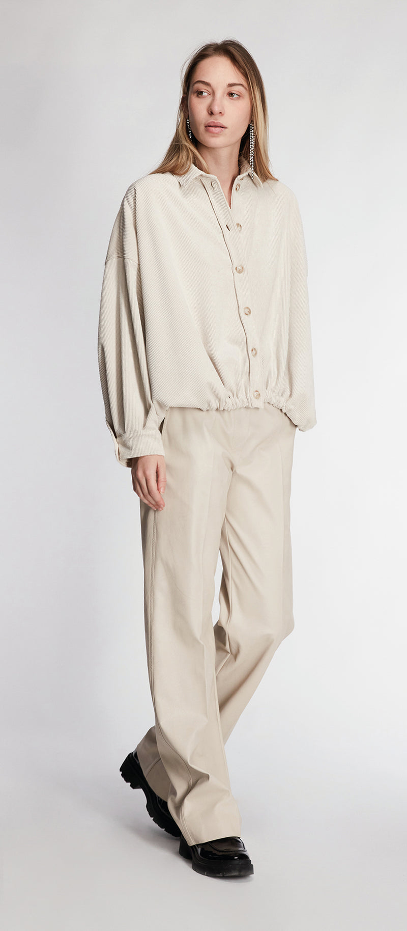 Battiato Pantalone Off White donna 8pm - 1