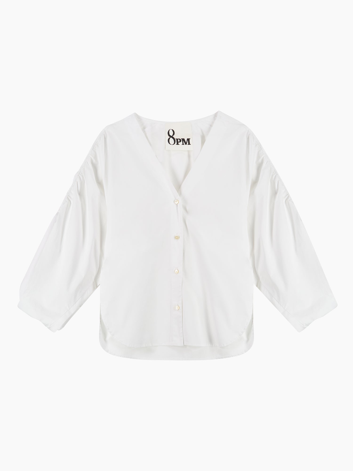 Bruxelles-a Camicia Bianco Ottico donna 8pm - 2