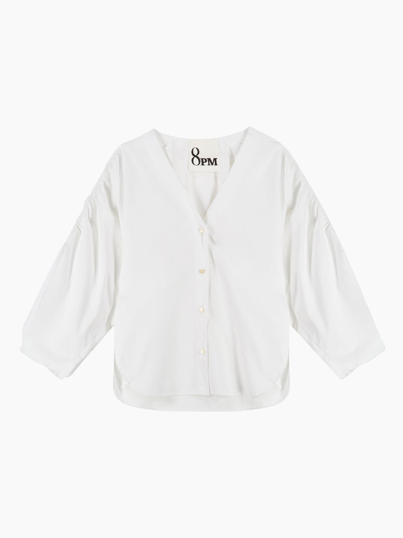 Bruxelles-a Camicia Bianco Ottico donna 8pm - 2