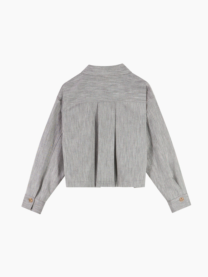 Hong Kong-a Camicia Grigio Mel.chia. donna 8pm - 3