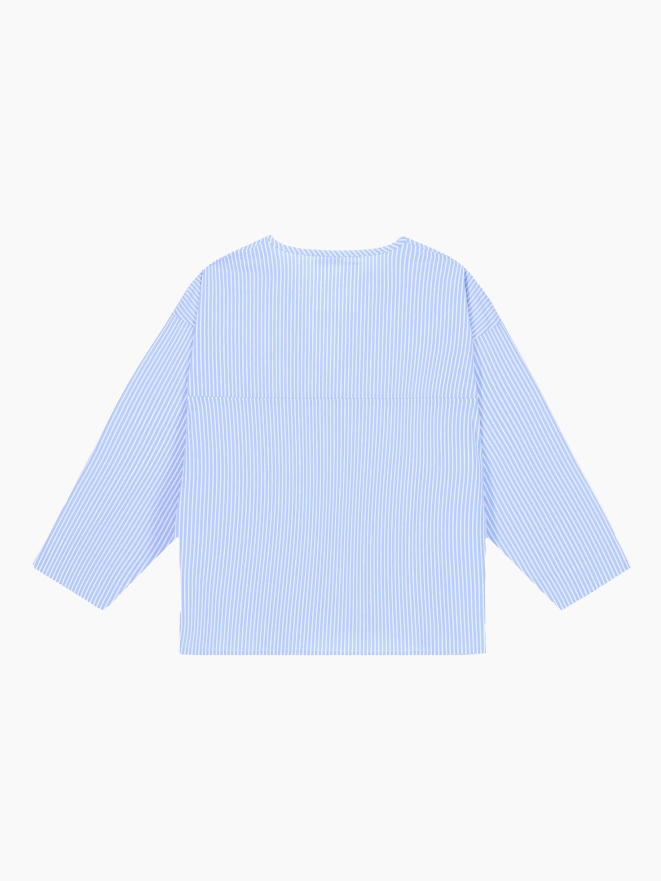 Giacarta-a Blusa Azzurro Oxford donna 8pm - 2