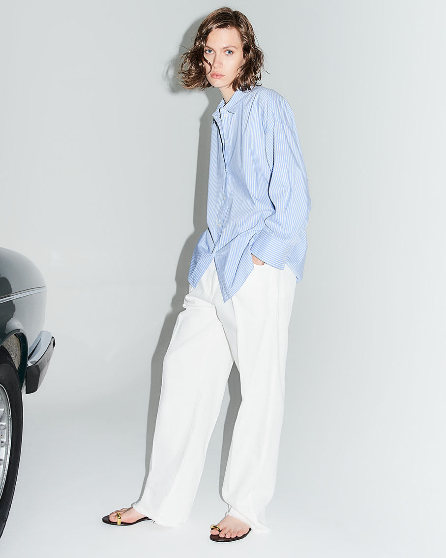 Dublino Camicia Azzurro Oxford donna 8pm - 1