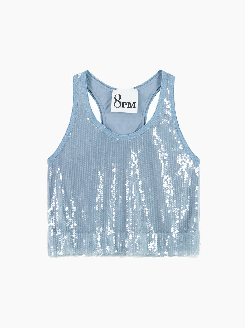 Apia Canotta Azzurro Polvere donna 8pm - 2