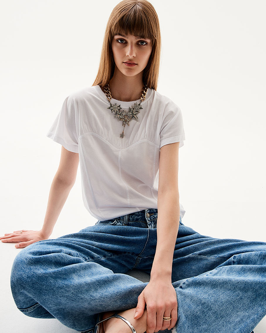 Avarua T-shirt Bianco Ottico donna 8pm - 1