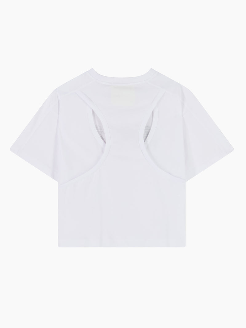 Doha T-shirt Bianco Ottico donna 8pm - 2