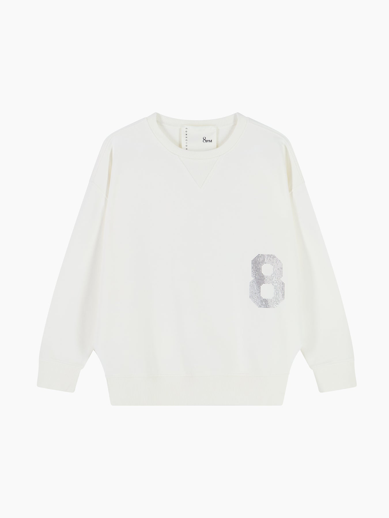 Addis Abeba Felpa Latte donna 8pm - 1