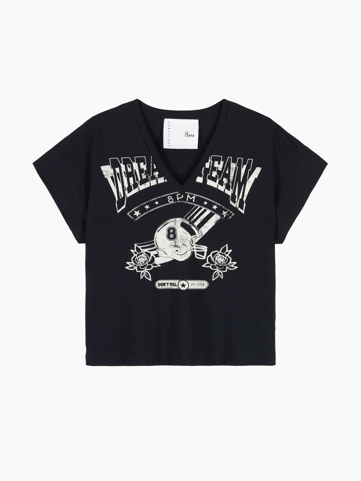 Gerusalemme T-shirt Nero donna 8pm - 1