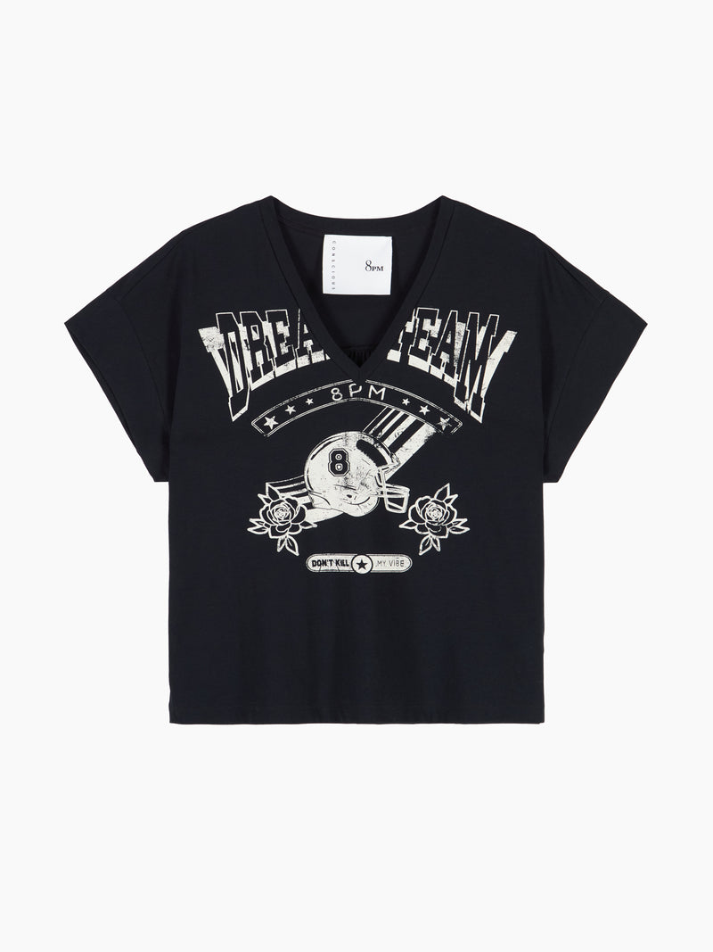 Gerusalemme T-shirt Nero donna 8pm - 1