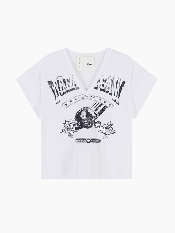 Gerusalemme T-shirt Bianco Ottico donna 8pm