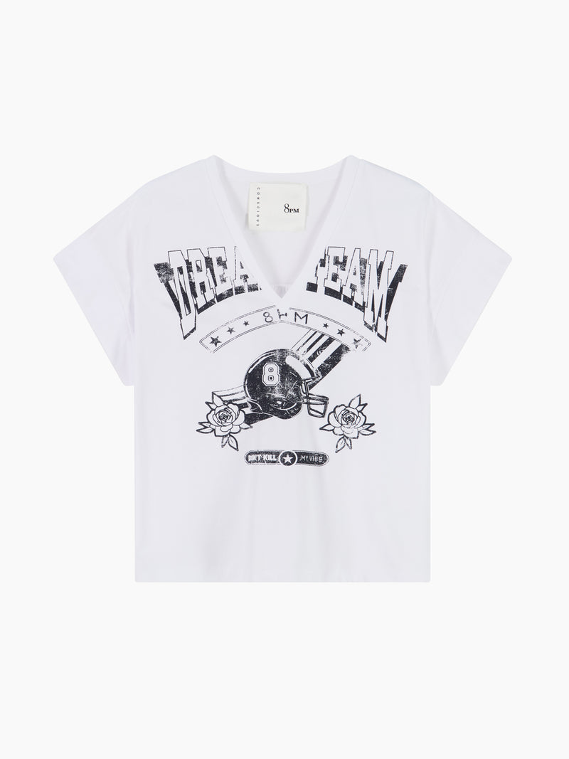 Gerusalemme T-shirt Bianco Ottico donna 8pm - 1