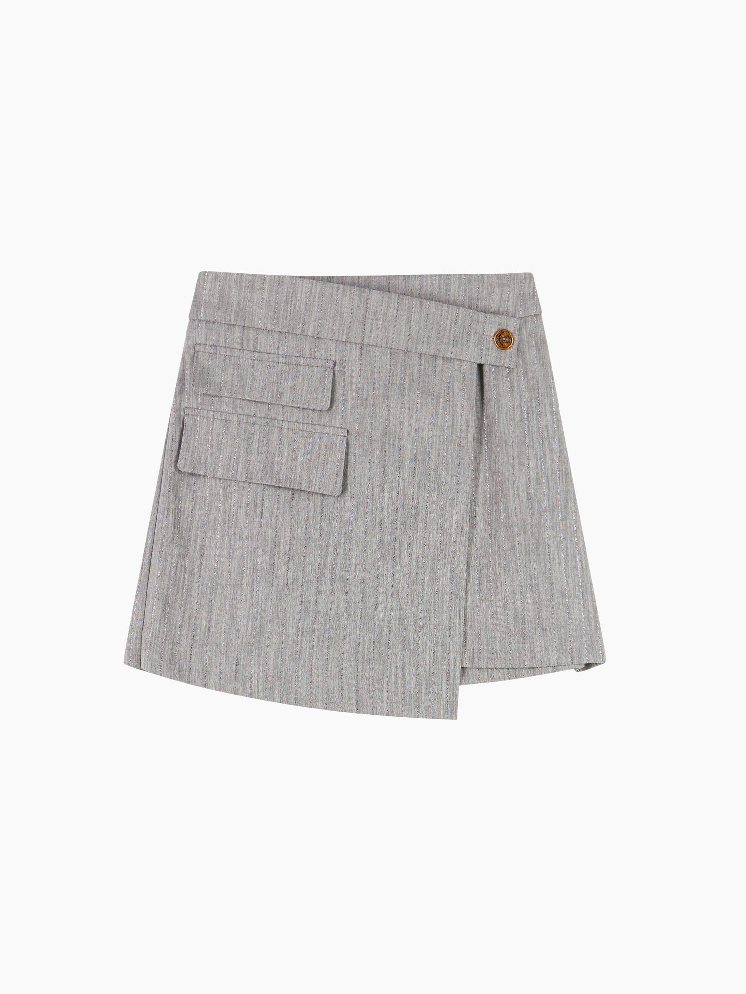 Saint-denise-a Gonna Grigio Mel.chia. donna 8pm - 2