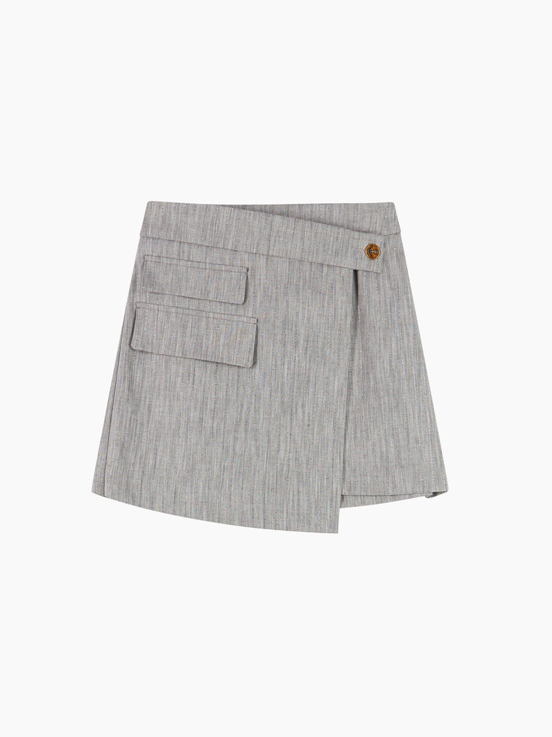 Saint-denise-a Gonna Grigio Mel.chia. donna 8pm - 2