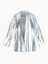 Roma Giacca Laminato Argento donna 8pm - 3