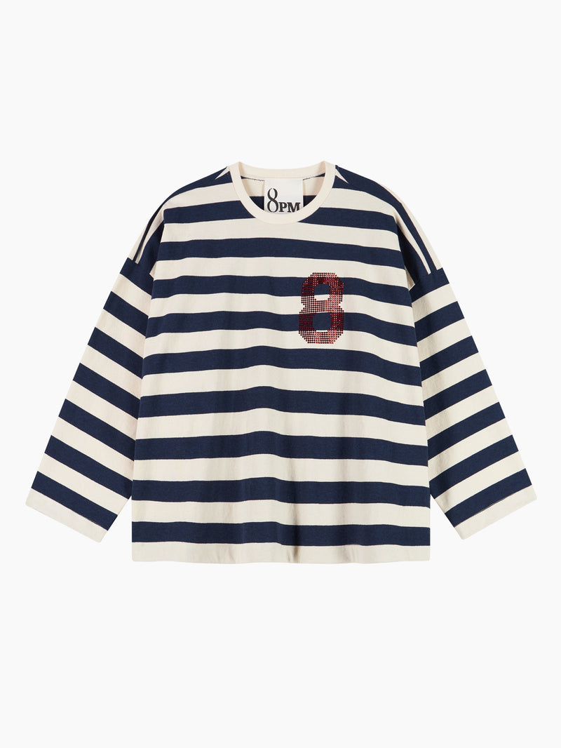 Singapore T-shirt Blu women 8pm - 2