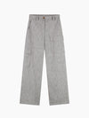 Riga-a Pantalone Grigio Mel.chia. donna 8pm - 2