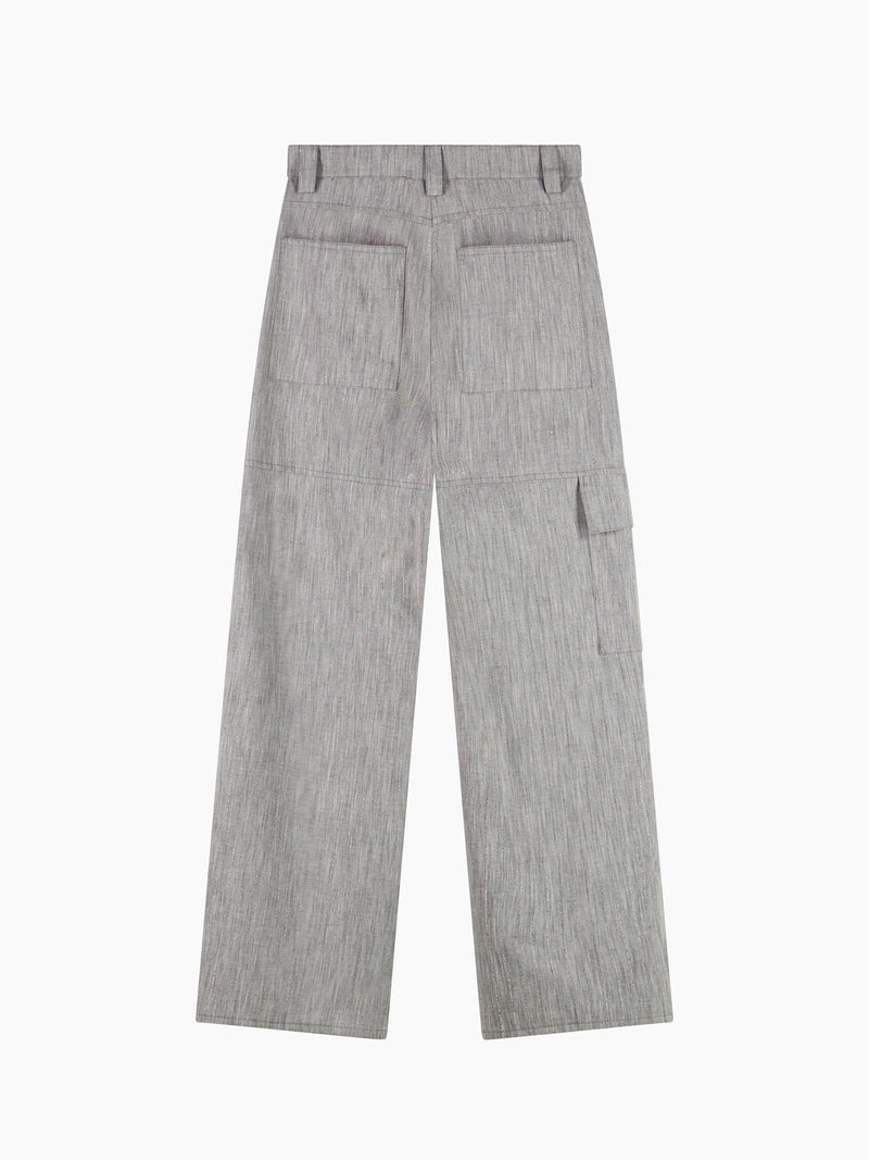 Riga-a Pantalone Grigio Mel.chia. donna 8pm - 3