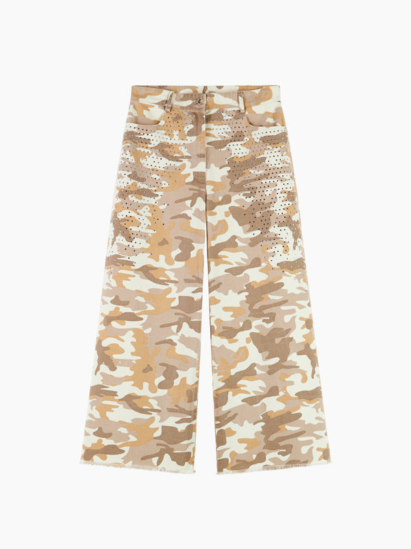 Saipan Pantalone Crema women 8pm