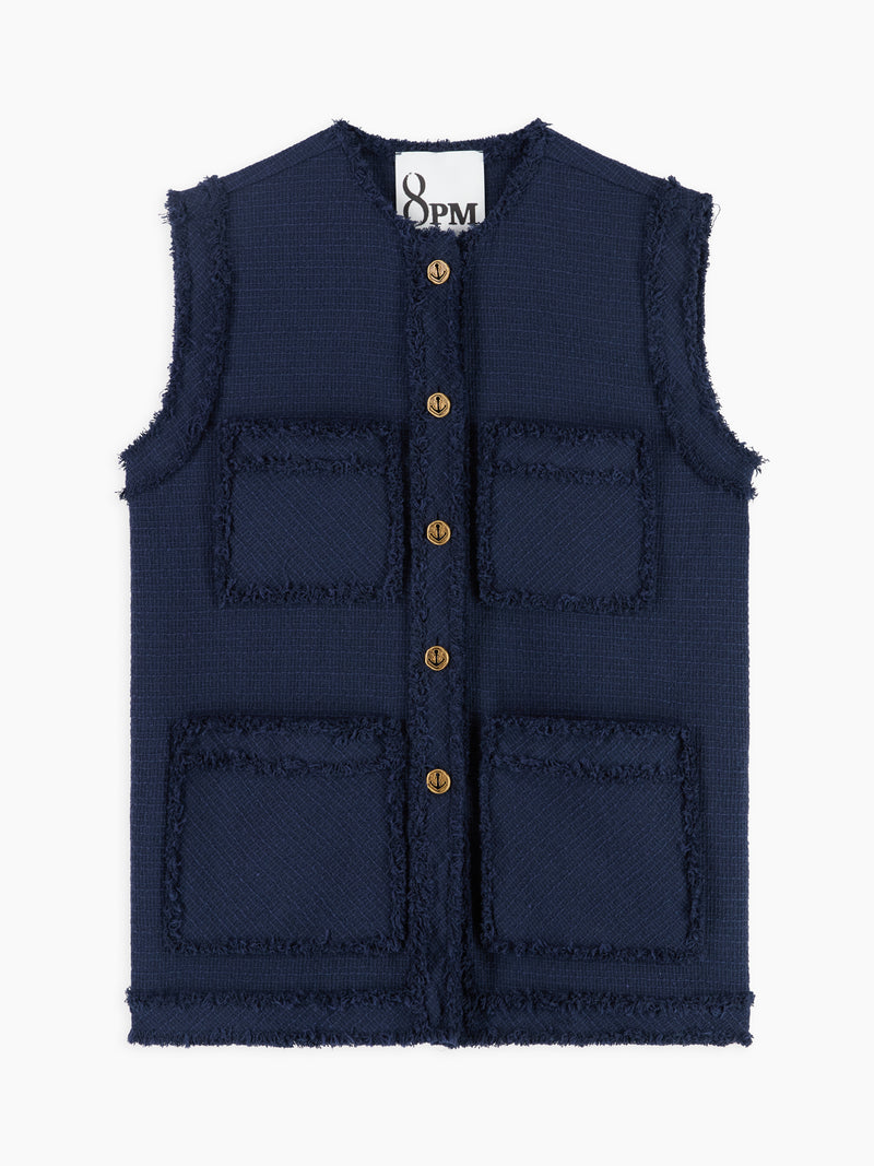 Lussemburgo Gilet Blu donna 8pm - 1