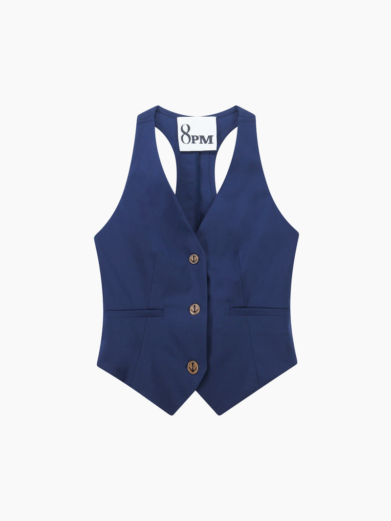 Helsinki Gilet Blu donna 8pm - 2
