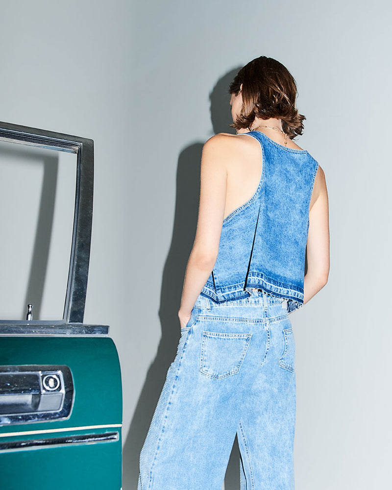 Tunisi Canotta Denim donna 8pm - 2