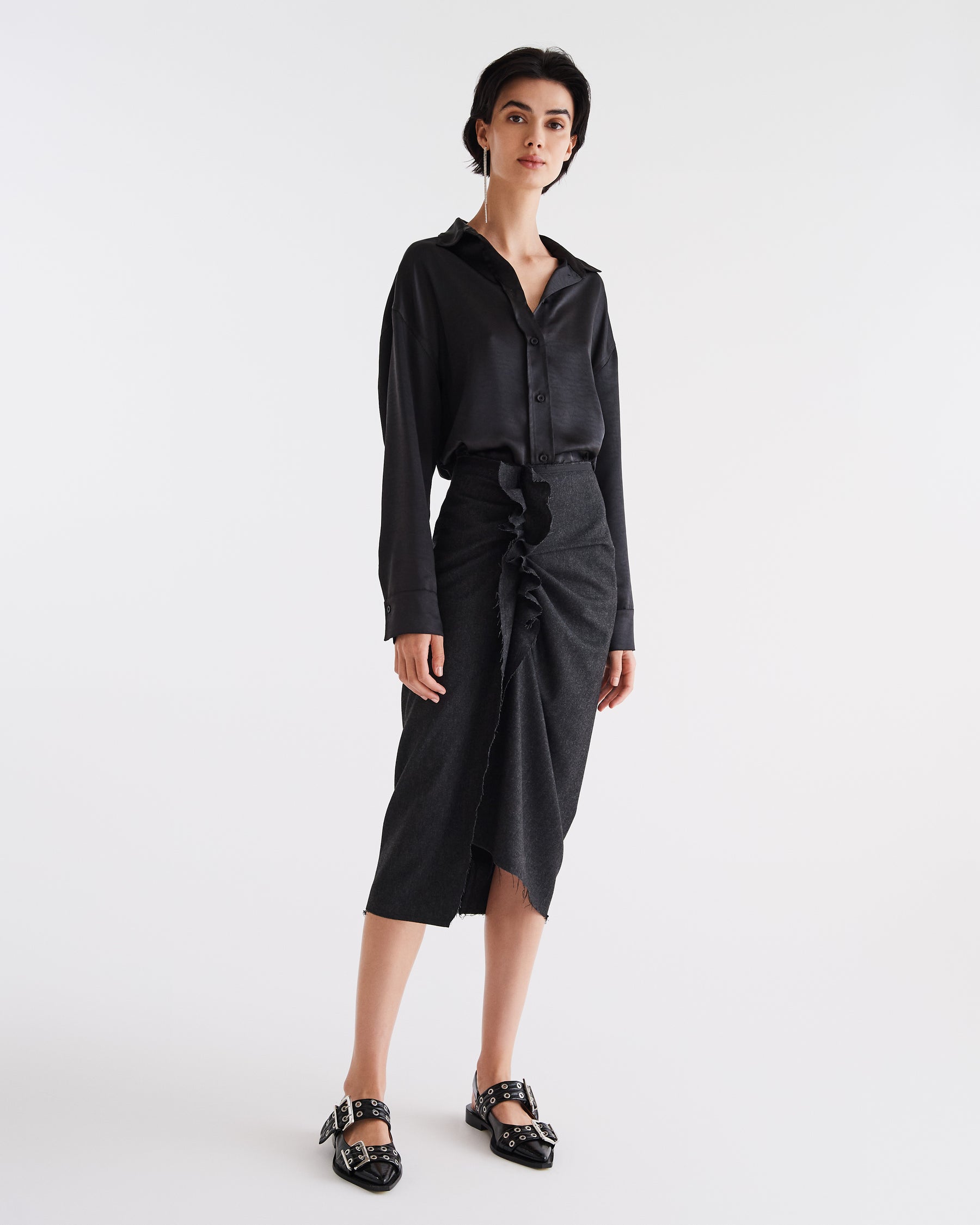 Pomona Camicia Nero donna 8pm - 1