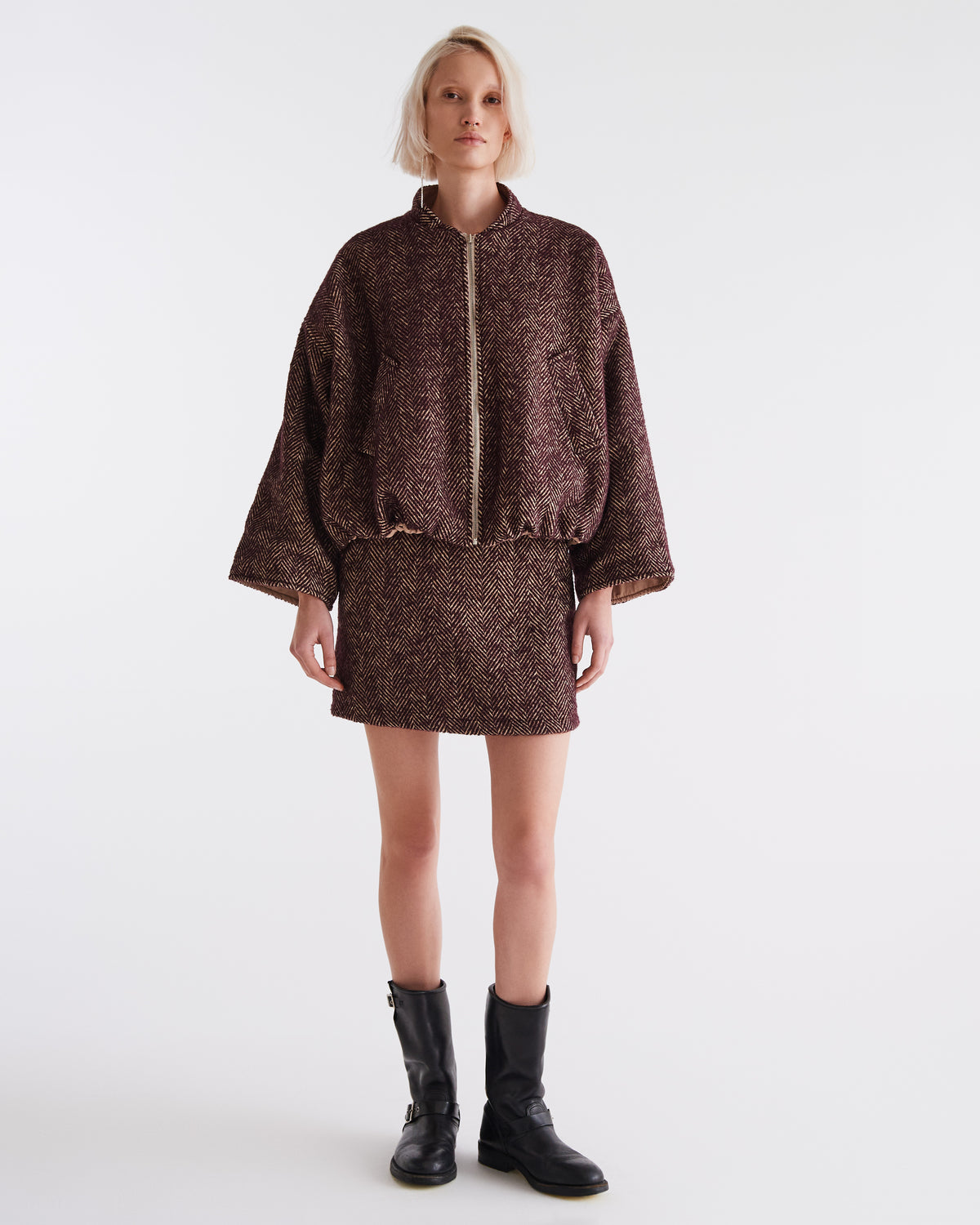 Yale Giubbotto Vino-cammello women 8pm - 2
