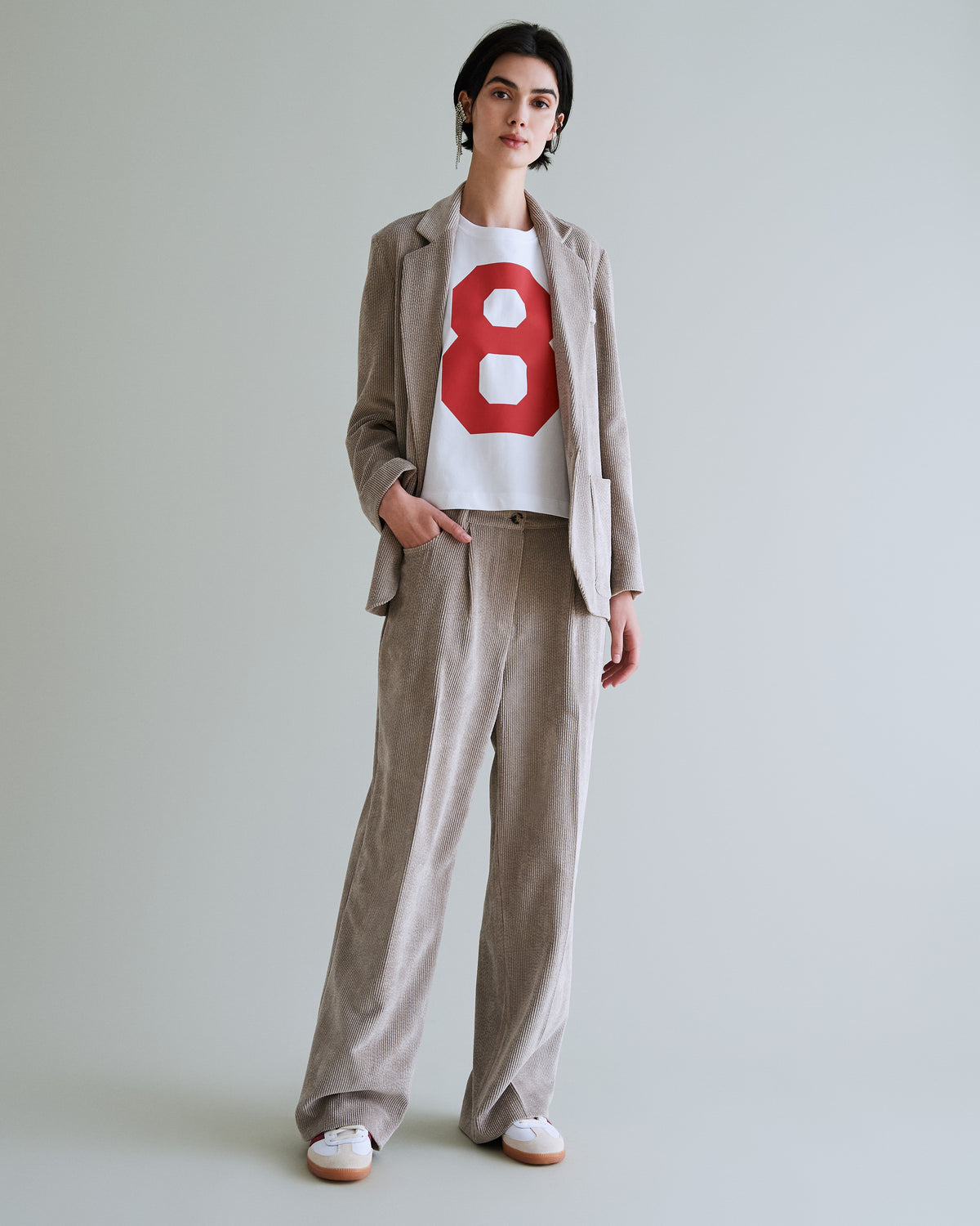 Ithaca T-shirt Bianco Ottico women 8pm - 2