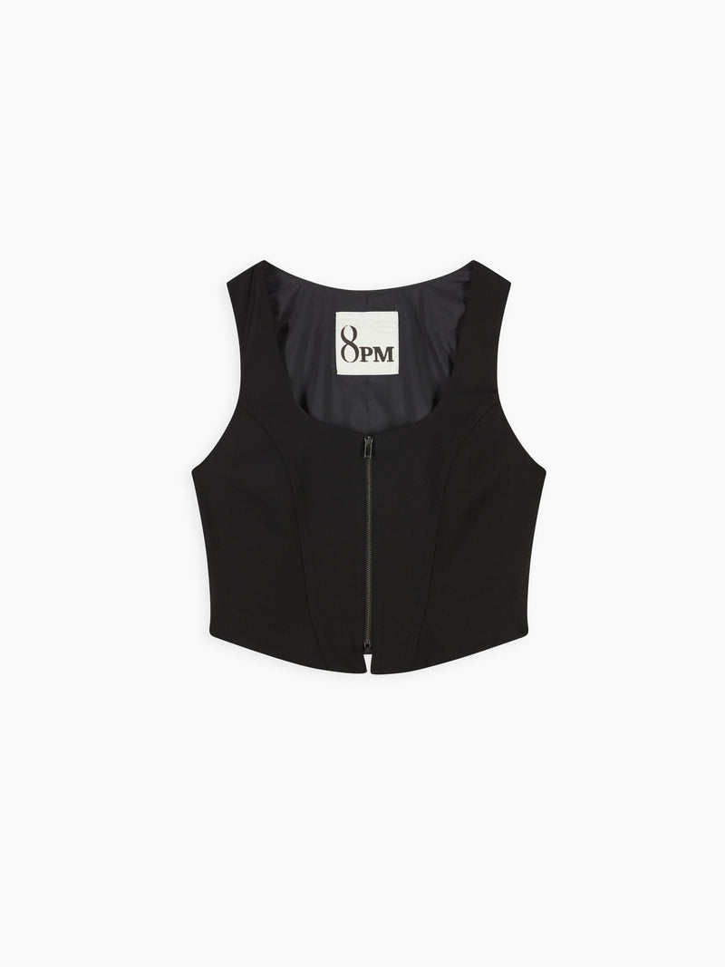 Mercer-a Gilet Nero donna 8pm - 3