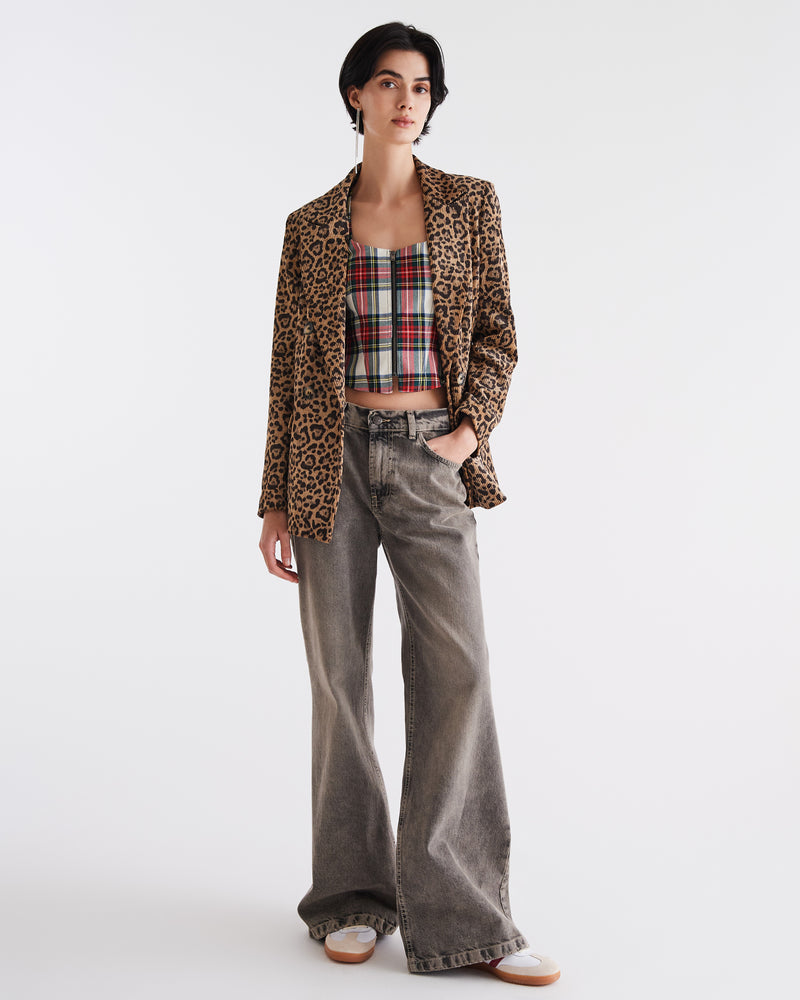 Glenville Pantalone Denim Scuro Invecchiato donna 8pm - 1