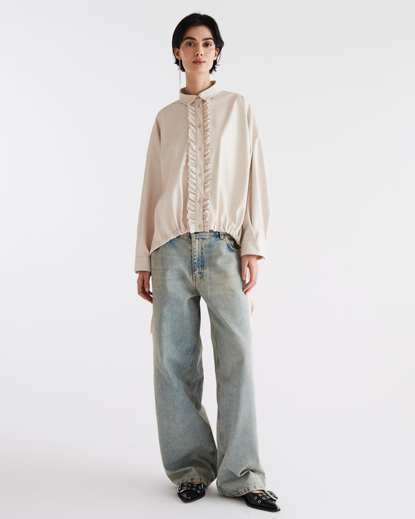 Foothill-a Pantalone Denim Chiaro Invecchiato donna 8pm