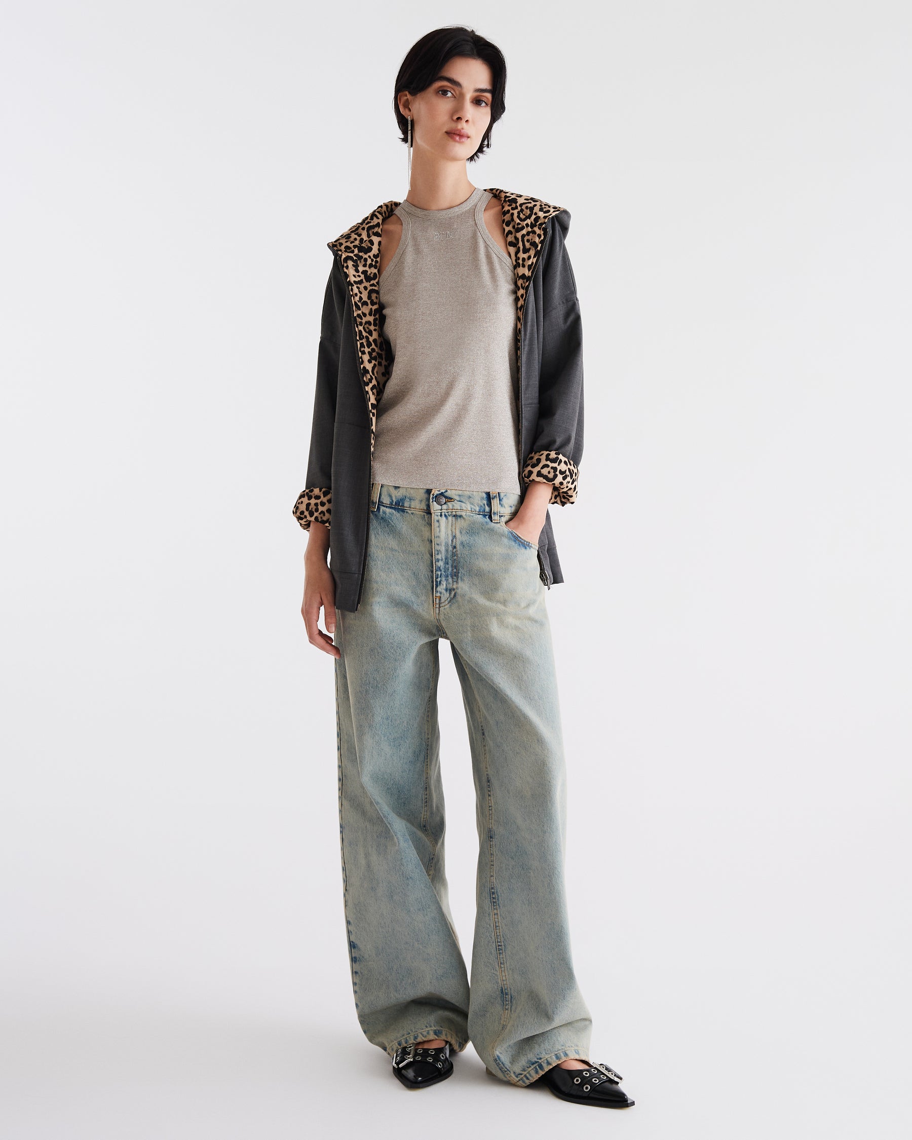 Foothill-a Pantalone Denim Chiaro Invecchiato donna 8pm - 2