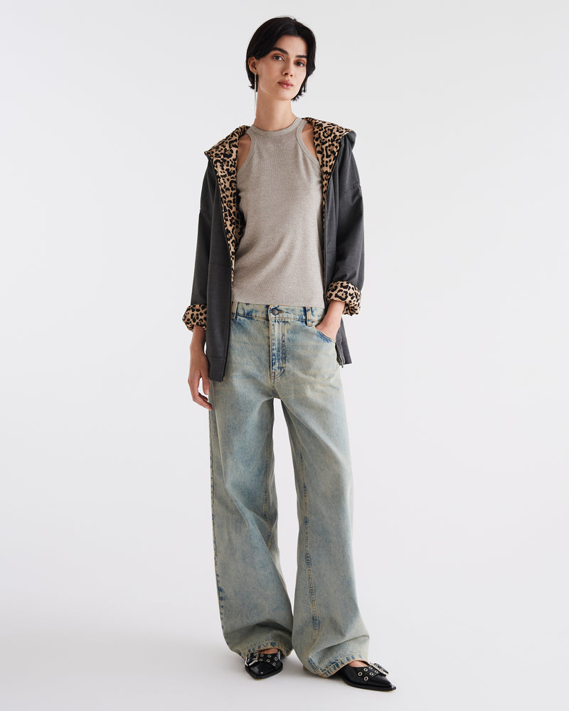 Foothill-a Pantalone Denim Chiaro Invecchiato donna 8pm - 2