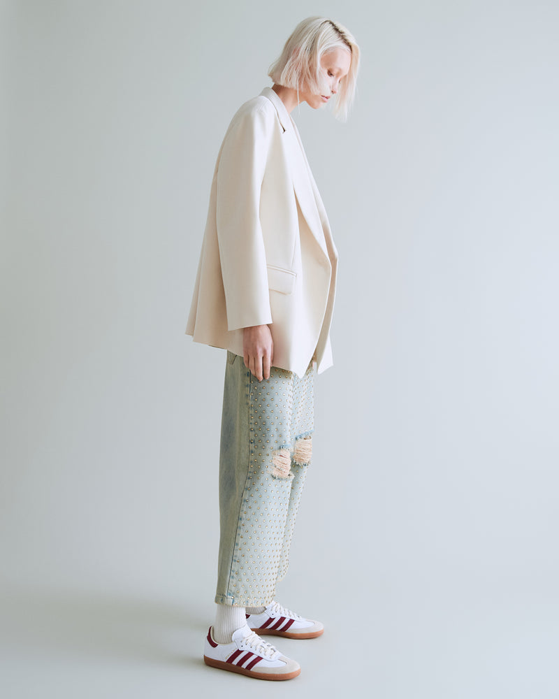 Franklin Pantalone Denim Chiaro Invecchiato women 8pm - 1