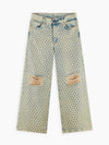 Franklin Pantalone Denim Chiaro Invecchiato women 8pm - 2