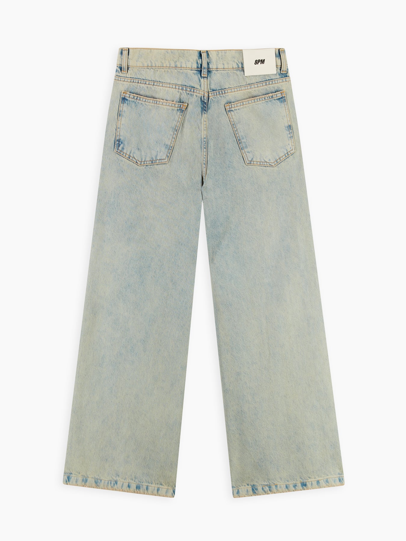 Franklin Pantalone Denim Chiaro Invecchiato women 8pm - 3