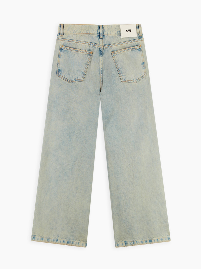 Franklin Pantalone Denim Chiaro Invecchiato women 8pm - 3