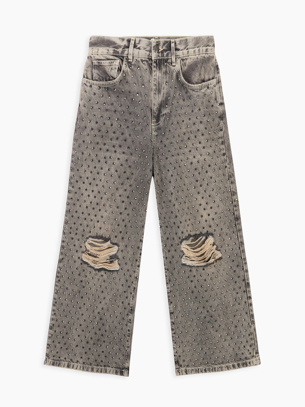 Franklin Pantalone Denim Scuro Invecchiato donna 8pm