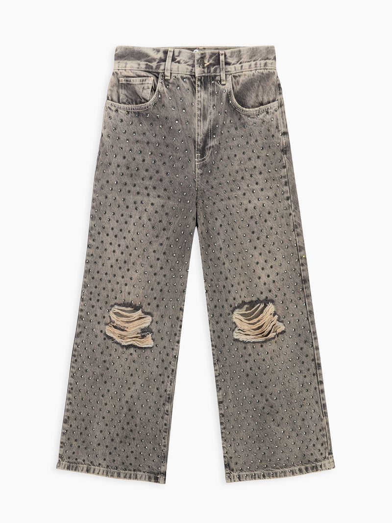 Franklin Pantalone Denim Scuro Invecchiato donna 8pm - 1