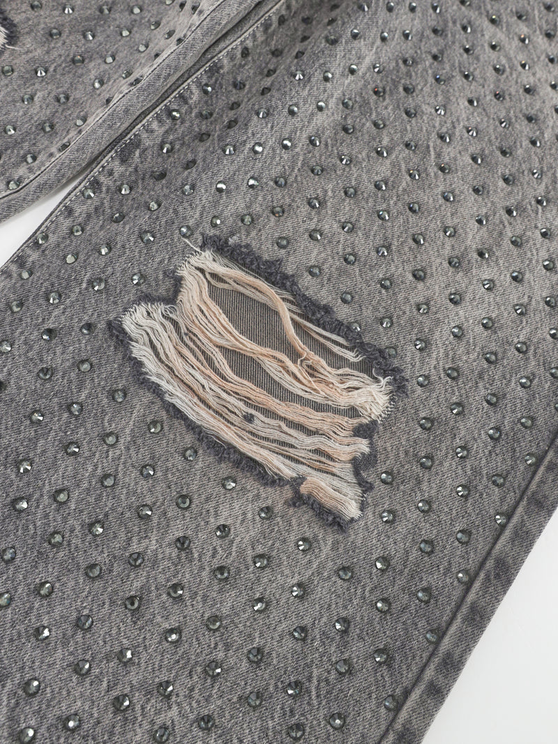 Franklin Pantalone Denim Scuro Invecchiato donna 8pm - 3