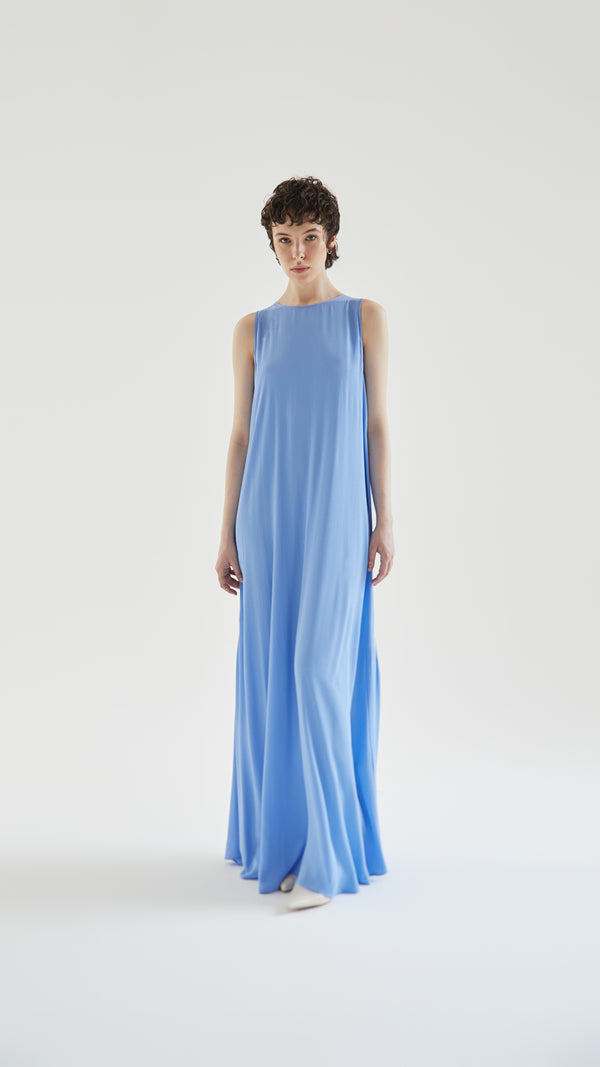 Gleneagles Abito Azzurro Oxford donna 8pm