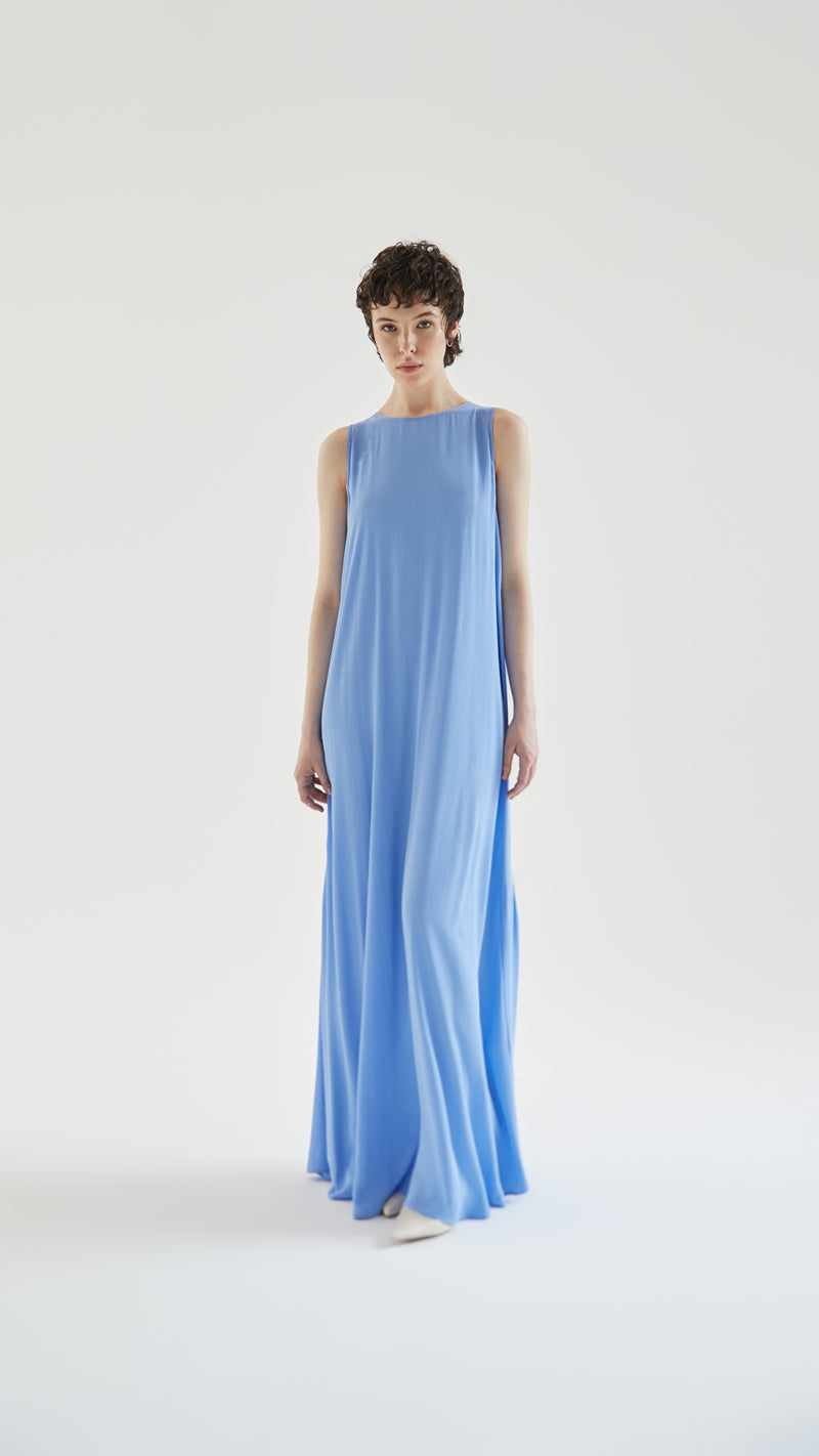 Gleneagles Abito Azzurro Oxford donna 8pm - 1