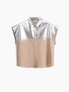 Patina Camicia Cammello donna 8pm - 1