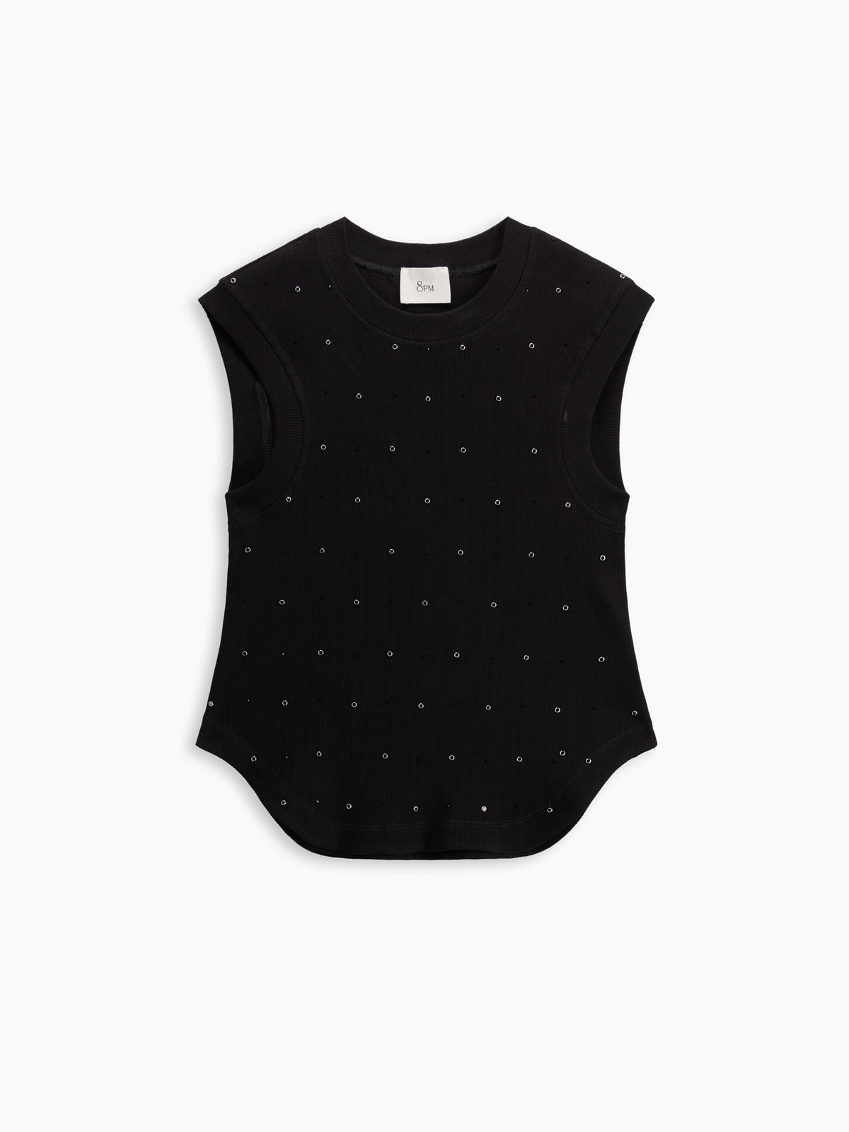 Cristallo Canotta Nero donna 8pm - 3