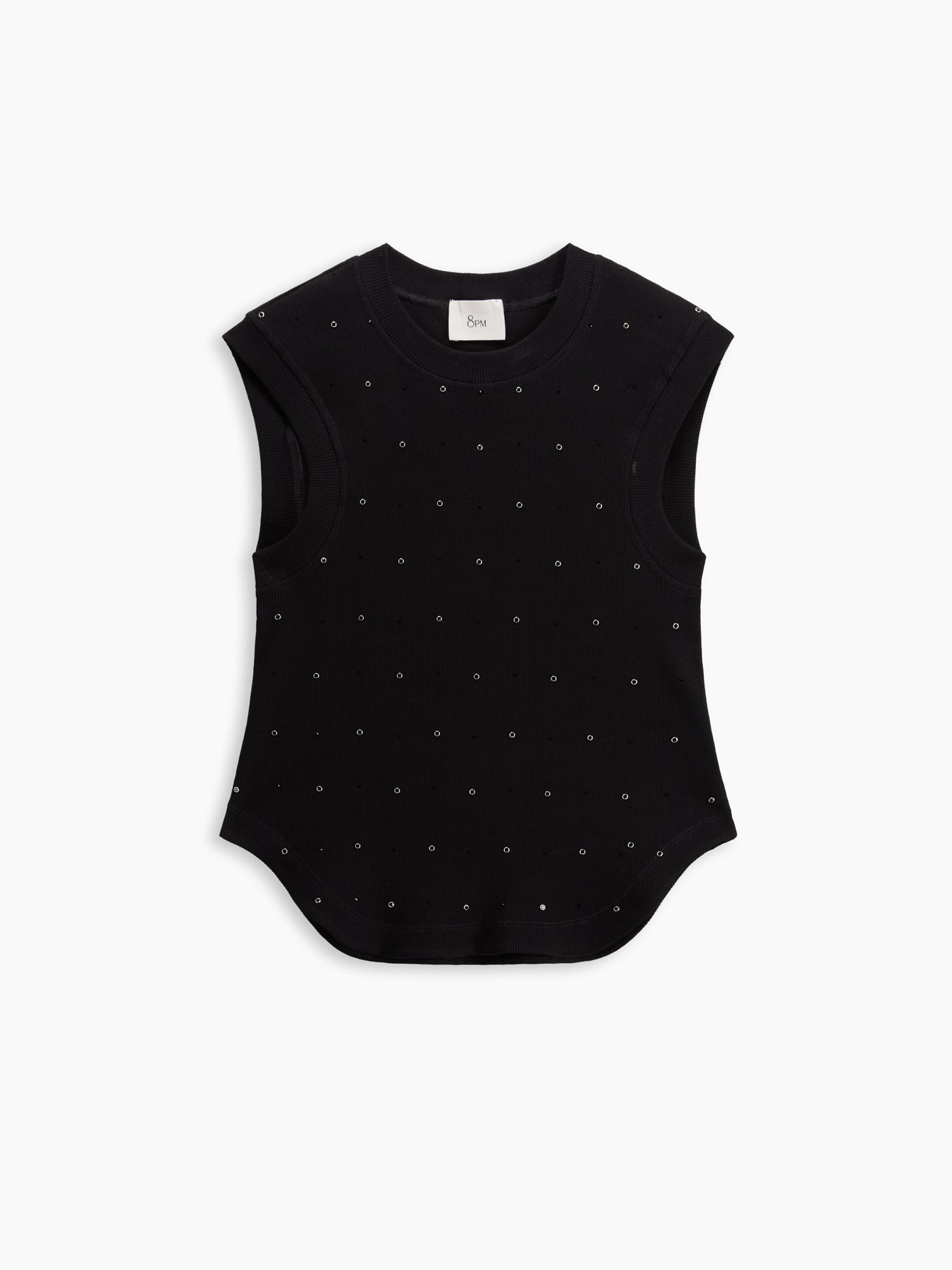 Cristallo Canotta Nero donna 8pm - 3