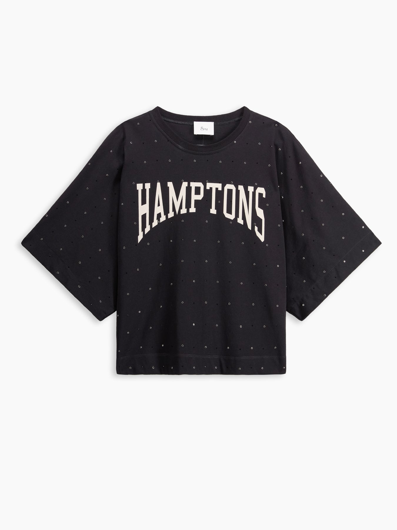 Bowery T-shirt Nero donna 8pm - 1